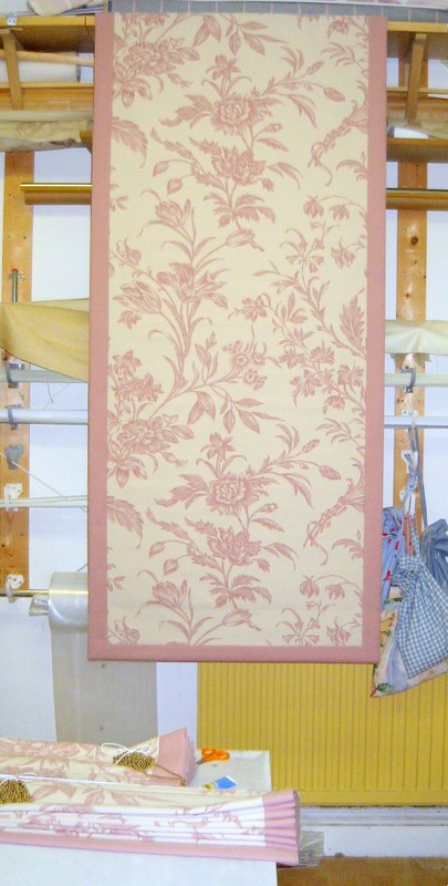 Laura Ashley fabric and blackout lining
